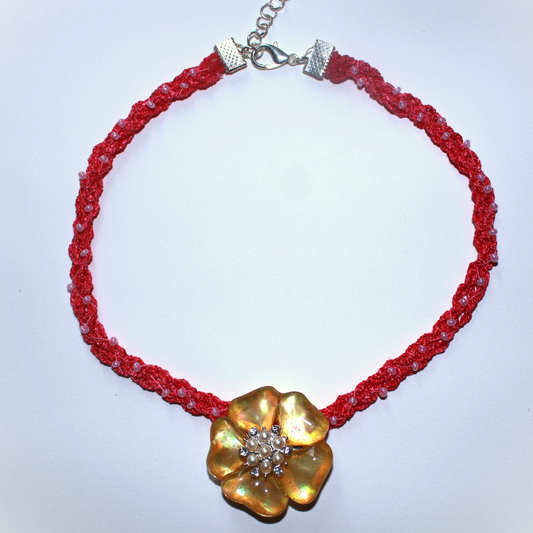 Collier "Big flower"